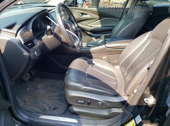 LRBFX3SX7LD013521 2020 BUICK ENVISION Black Front interior view