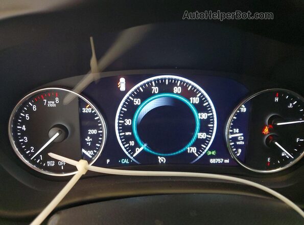 LRBFX3SX9LD053955 2020 BUICK ENVISION White Instrument cluster view