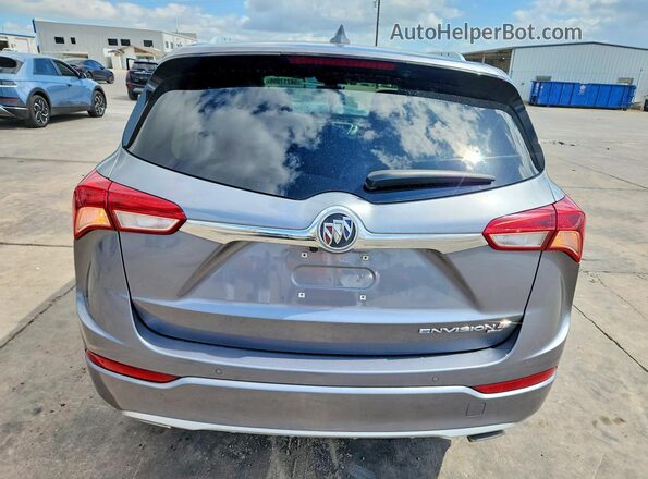 LRBFX4SX0KD010027 2019 BUICK ENVISION Silver Вид ззаду