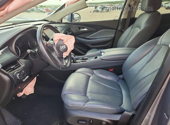 LRBFX4SX0KD010027 2019 BUICK ENVISION Silver Вид салону спереду