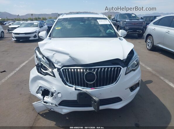 LRBFX4SX4JD004939 2018 BUICK ENVISION White Vista interior trasera