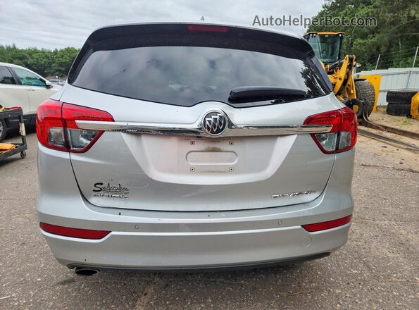 LRBFXASA0HD143180 2017 BUICK ENVISION Silver უკანა ხედი
