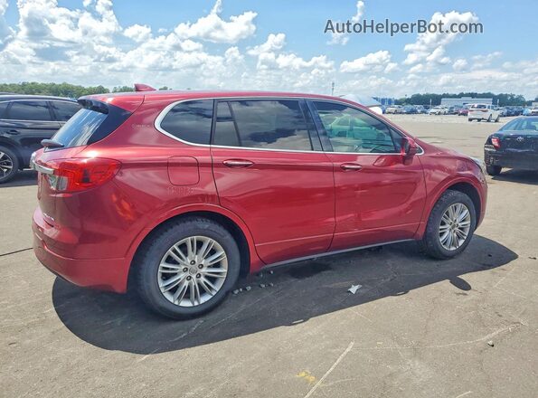 LRBFXASA2HD042836 2017 BUICK ENVISION Red Rear right
