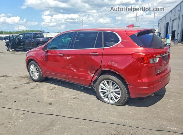 LRBFXASA2HD042836 2017 BUICK ENVISION Red Rear left