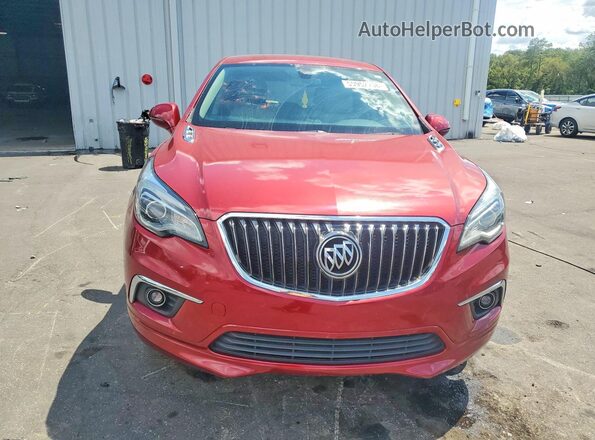 LRBFXASA2HD042836 2017 BUICK ENVISION Red Front view