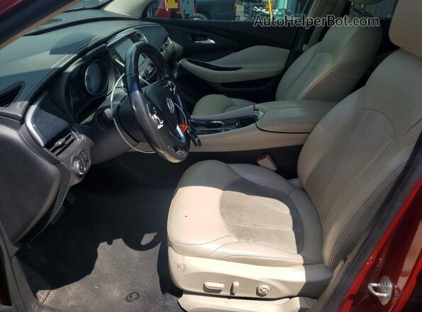 LRBFXASA2HD042836 2017 BUICK ENVISION Red Front interior view