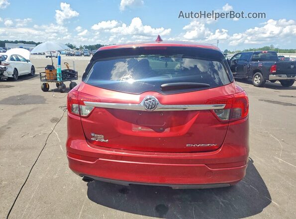 LRBFXASA2HD042836 2017 BUICK ENVISION Red Rear view