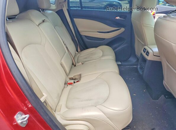 LRBFXASA2HD042836 2017 BUICK ENVISION Red Rear seats view