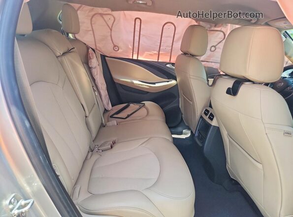 LRBFXASA6HD023237 2017 BUICK ENVISION Silver Вид задньої частини салону