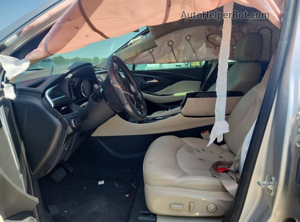 LRBFXASA6HD023237 2017 BUICK ENVISION Silver Вид салону спереду