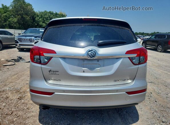 LRBFXASA6HD023237 2017 BUICK ENVISION Silver Вид ззаду