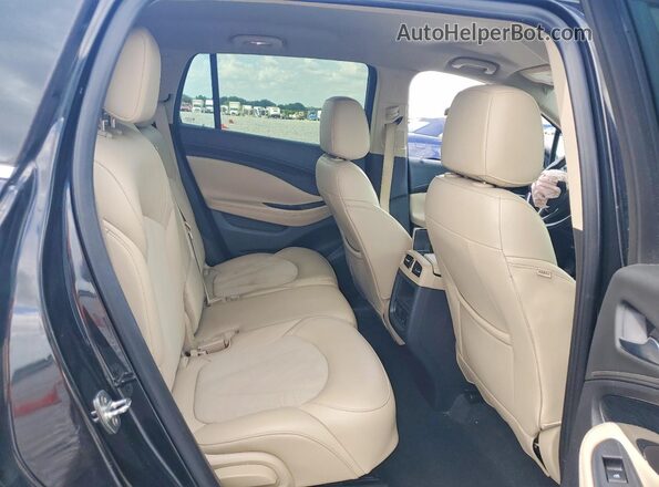 LRBFXASA6HD114945 2017 BUICK ENVISION Black Rear seats view