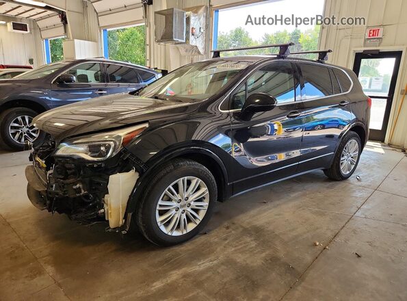LRBFXASA8HD076943 2017 BUICK ENVISION Black Задня ліва чверть
