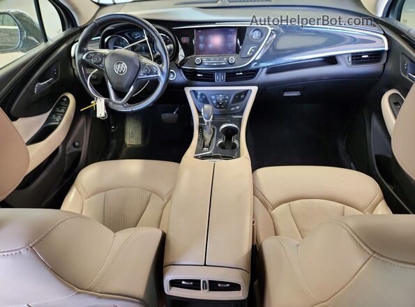 LRBFXASA8HD076943 2017 BUICK ENVISION Black Панорамний вид салону 360°