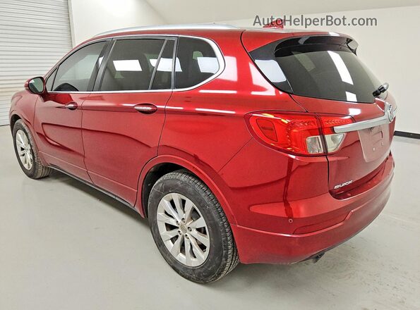 LRBFXBSA0HD048561 2017 BUICK ENVISION Red Rear left