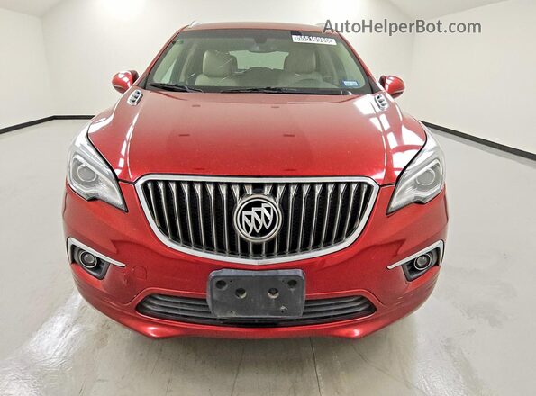 LRBFXBSA0HD048561 2017 BUICK ENVISION Red Front view