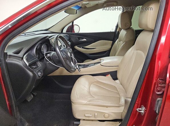 LRBFXBSA0HD048561 2017 BUICK ENVISION Red Front interior view