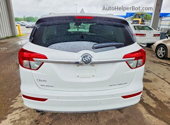 LRBFXBSA1HD242225 2017 BUICK ENVISION Белый Вид сзади