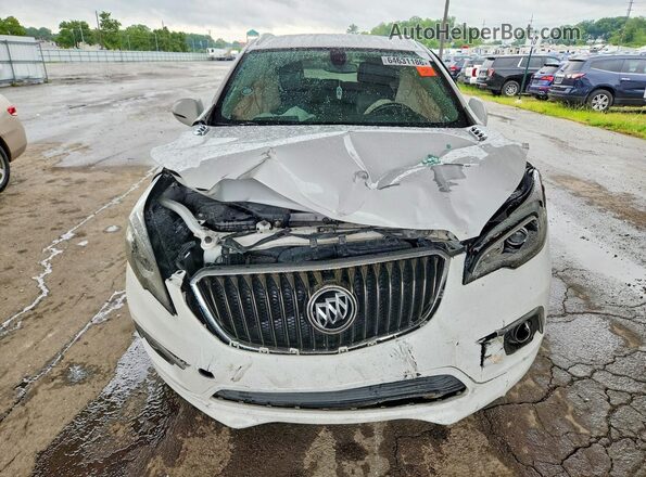 LRBFXBSA1HD242225 2017 BUICK ENVISION Белый Вид спереди