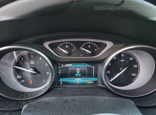 LRBFXBSA1LD069444 2020 BUICK ENVISION Gray Vista del cuadro de instrumentos