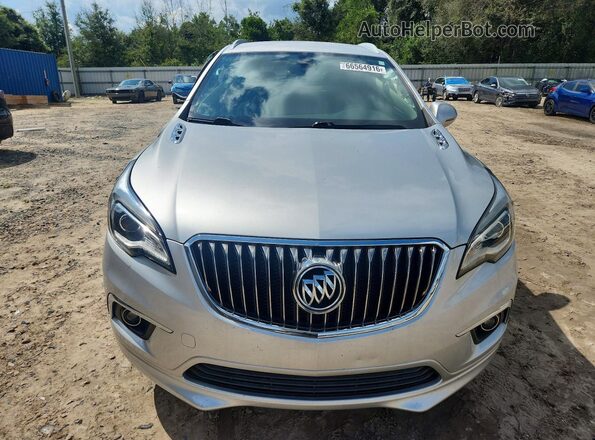 LRBFXBSA2HD014489 2017 BUICK ENVISION Silver Հետևի նստատեղերի տեսք