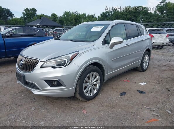 LRBFXBSA3HD074698 2017 BUICK ENVISION White წინა მარცხენა ხედი სამი მეოთხედიდან