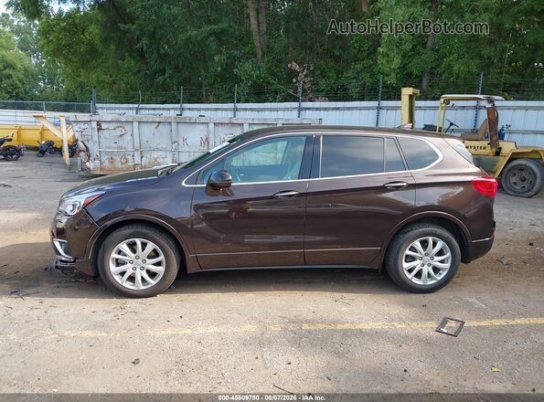 LRBFXBSA3LD085287 2020 BUICK ENVISION Brown 360 interior view