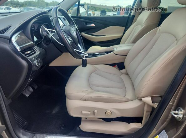 LRBFXBSA4KD008362 2019 BUICK ENVISION Tan Widok wnętrza z przodu