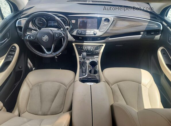 LRBFXBSA4KD008362 2019 BUICK ENVISION Tan Widok deski rozdzielczej