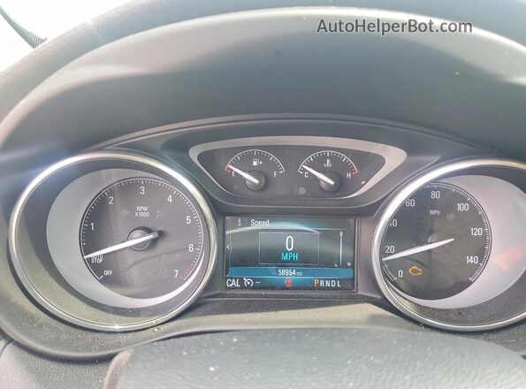 LRBFXBSA6LD035838 2020 BUICK ENVISION Gray Instrument cluster view