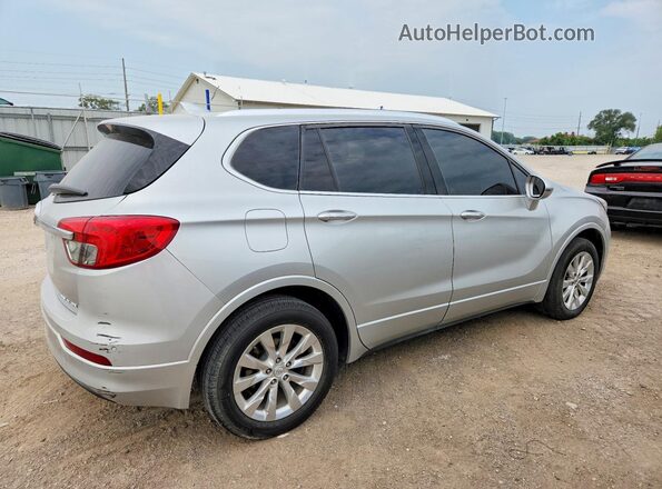LRBFXBSA7HD038397 2017 BUICK ENVISION Silver Trasero derecho