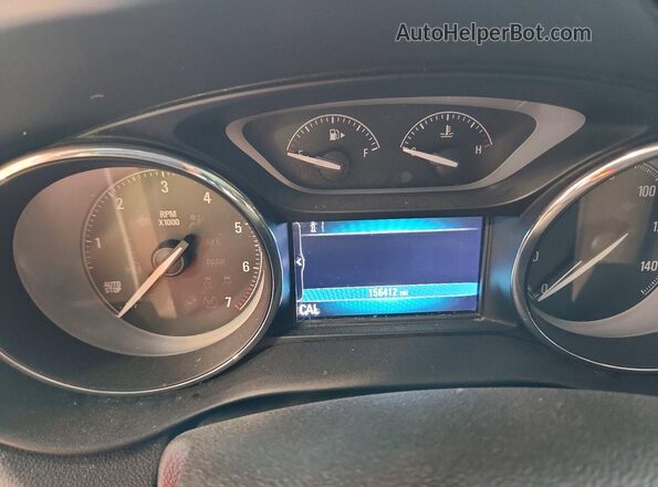 LRBFXBSA7HD038397 2017 BUICK ENVISION Silver Vista de la etiqueta del VIN