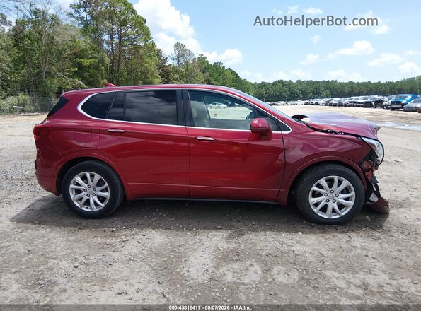 LRBFXBSA7LD112765 2020 BUICK ENVISION Red 360 interior view