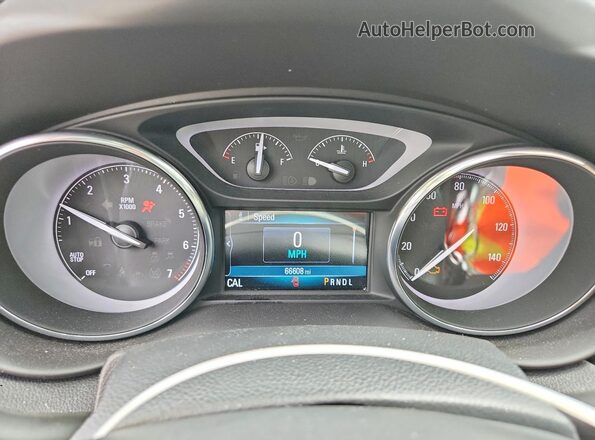 LRBFXBSA7LD156717 2020 BUICK ENVISION Black Вид щитка приладів