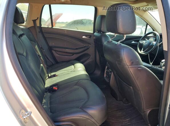 LRBFXBSA8HD024833 2017 BUICK ENVISION Gray უკანა სავარძლების ხედი