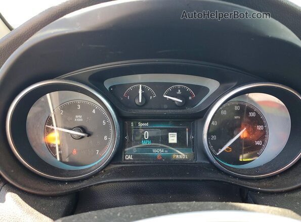 LRBFXBSA8HD024833 2017 BUICK ENVISION Gray ხელსაწყოთა პანელის ხედი