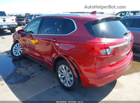 LRBFXBSA8HD202420 2017 BUICK ENVISION Red Задня ліва чверть