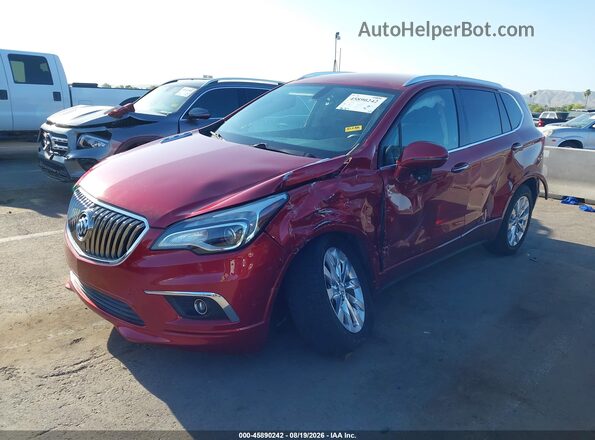 LRBFXBSA8HD202420 2017 BUICK ENVISION Red Передня ліва чверть