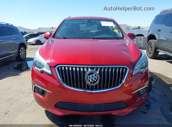 LRBFXBSA8HD202420 2017 BUICK ENVISION Red Вид щитка приладів