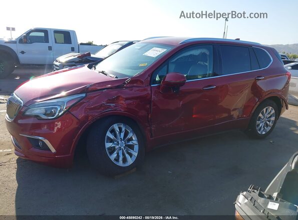 LRBFXBSA8HD202420 2017 BUICK ENVISION Red Вид спереду