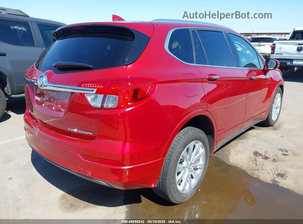 LRBFXBSA8HD202420 2017 BUICK ENVISION Red Задня права чверть