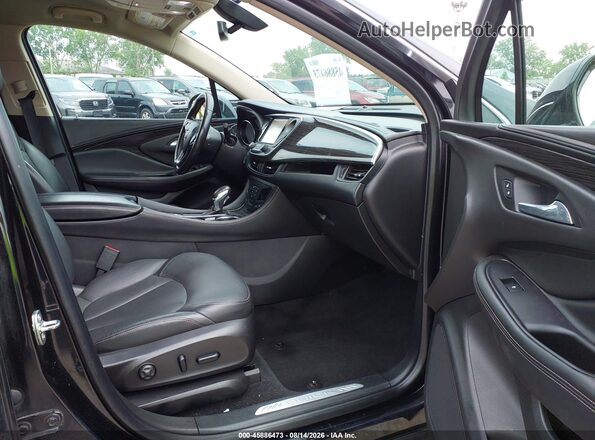 LRBFXBSA9HD218917 2017 BUICK ENVISION Black Front interior view