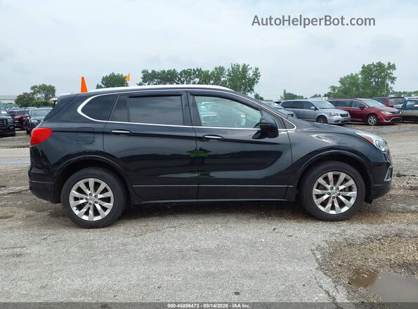 LRBFXBSA9HD218917 2017 BUICK ENVISION Black Rear interior view