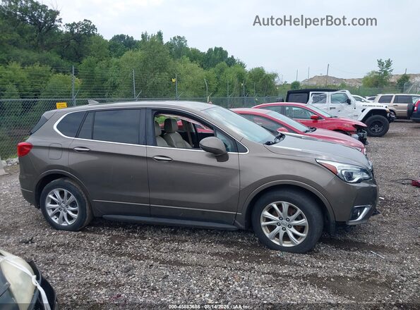 LRBFXBSA9KD009992 2019 BUICK ENVISION Beige უკანა სალონის ხედი