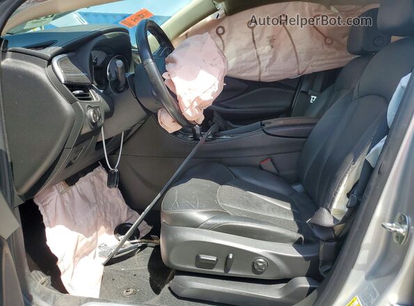 LRBFXBSAXHD008147 2017 BUICK ENVISION Silver Widok wnętrza z przodu