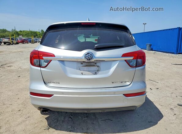 LRBFXBSAXHD008147 2017 BUICK ENVISION Silver Widok z tyłu