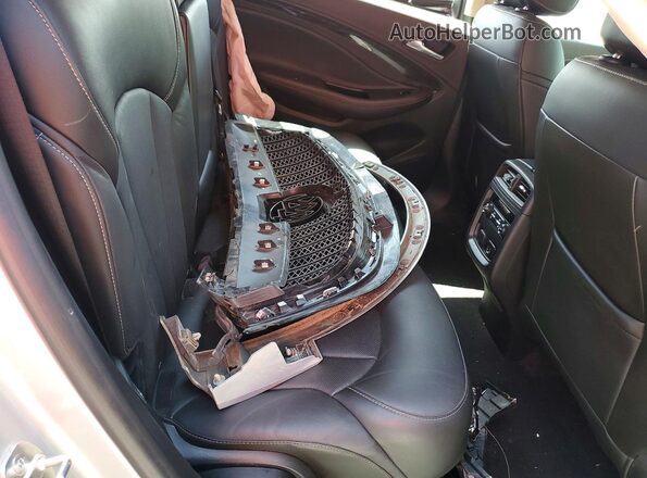 LRBFXBSAXHD008147 2017 BUICK ENVISION Silver Widok naklejki z numerem VIN