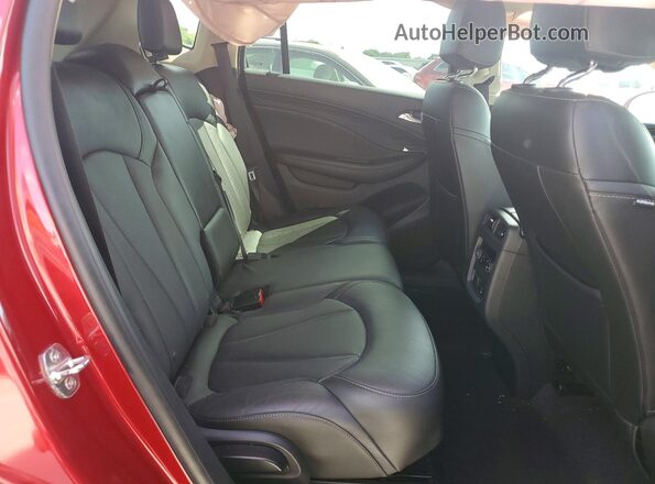 LRBFXBSAXHD123492 2017 BUICK ENVISION Красный Вид задних сидений