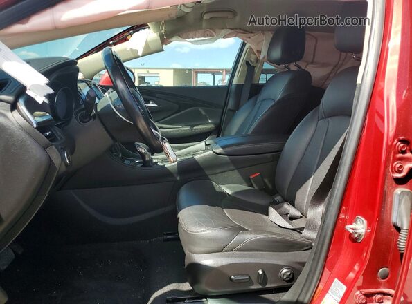 LRBFXBSAXHD123492 2017 BUICK ENVISION Красный Вид салона спереди