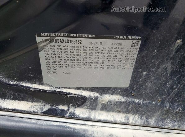 LRBFXBSAXLD156162 2020 BUICK ENVISION Blue Вид підкапотного простору